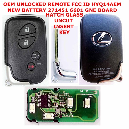 Lexus smart key unlocked - key,